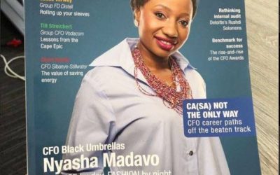 Black Umbrellas CFO, Nyasha Madavo, graces cover of CFO Magazine