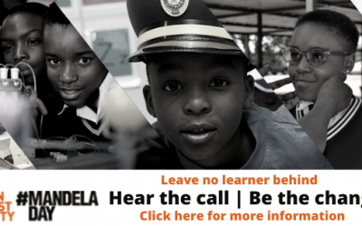 Hear the call, be the change, support learners during Covid-19 for Mandela Day