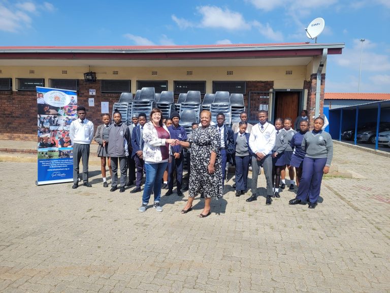 Mohloli Secondary School receives 213 school chairs donation