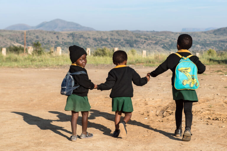 Learners face a long walk to learning without shoes