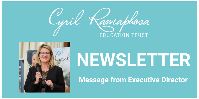 Cyril Ramaphosa Education Trust (CRET) end-of-year Newsletter