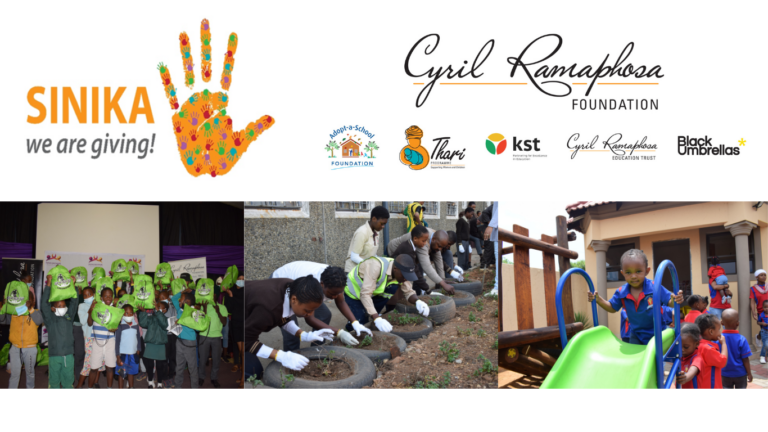 Cyril Ramaphosa Foundation pays it forward through staff initiative Sinika